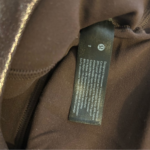 lululemon Align High-Neck Tank Top in Espresso Radiate Transparent Foil - Picture 6 of 6